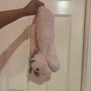 Pink weighted Unicorn Neck Pillow
